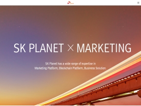 SK플래닛 영문 인증 화면